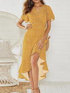 Maxikleid in Rosarot für Damen