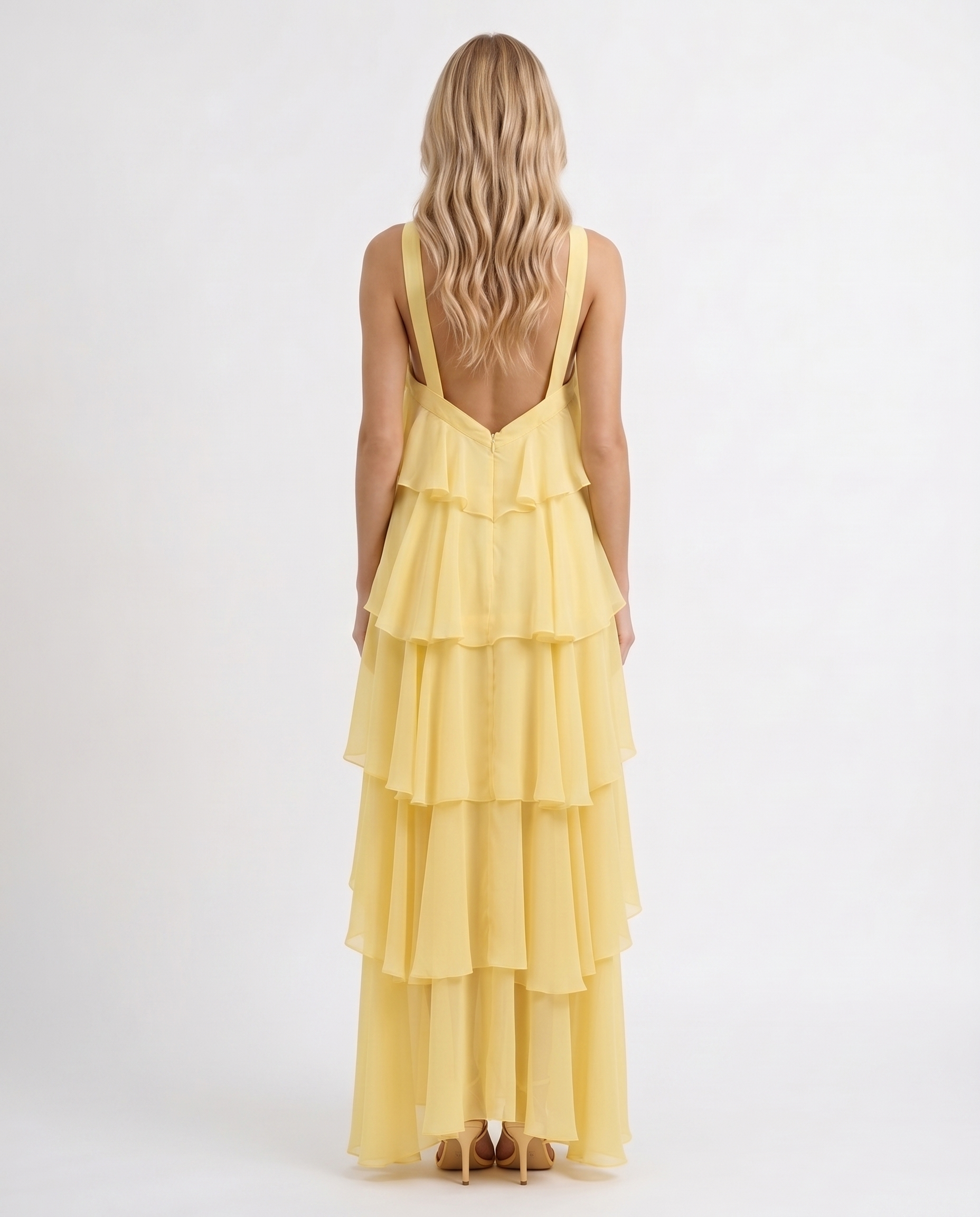 Elegantes ärmelloses Felicia Maxikleid