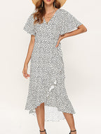Maxikleid in Rosarot für Damen