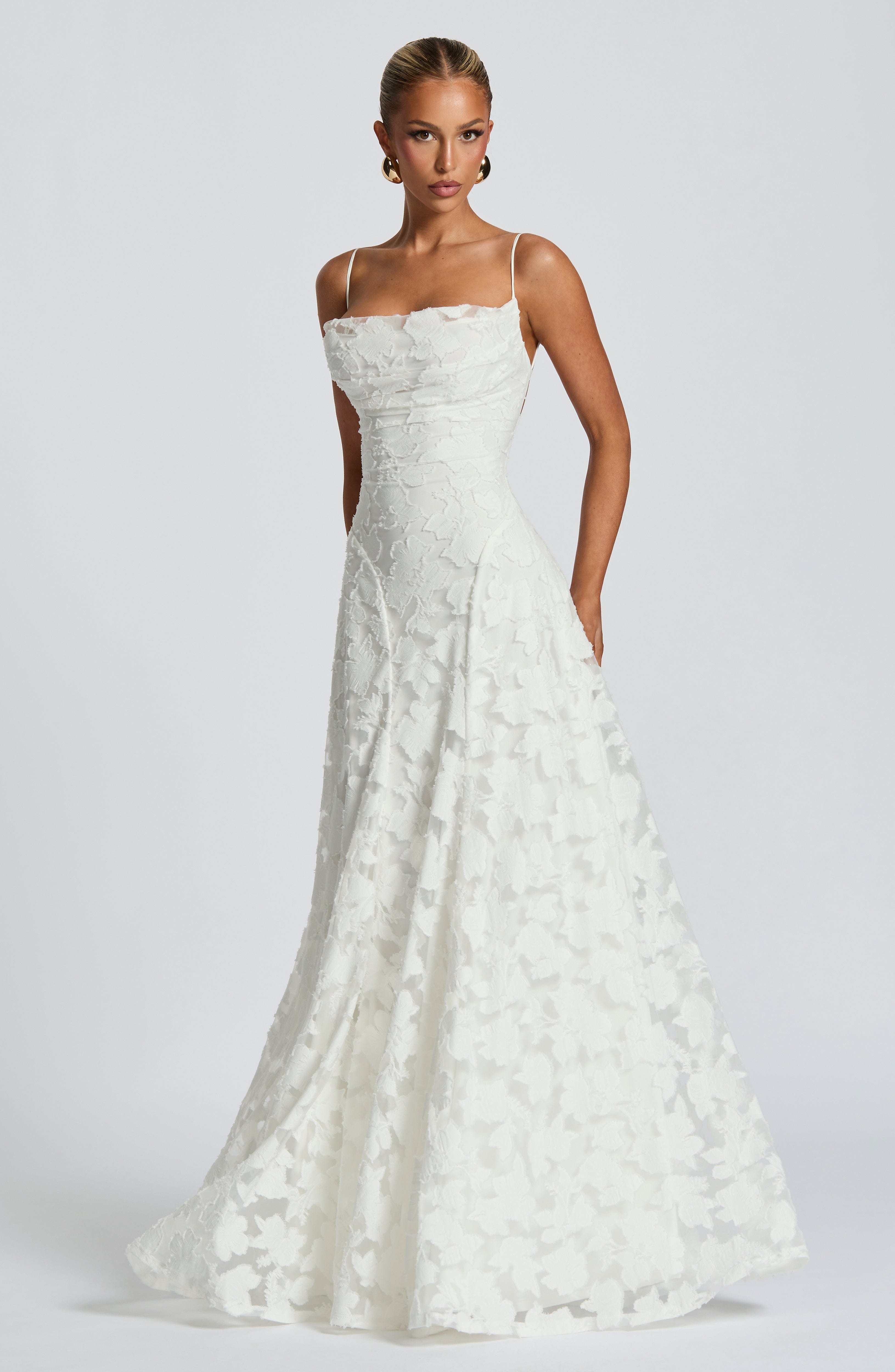 Damen Louise Maxikleid ohne Ärmel