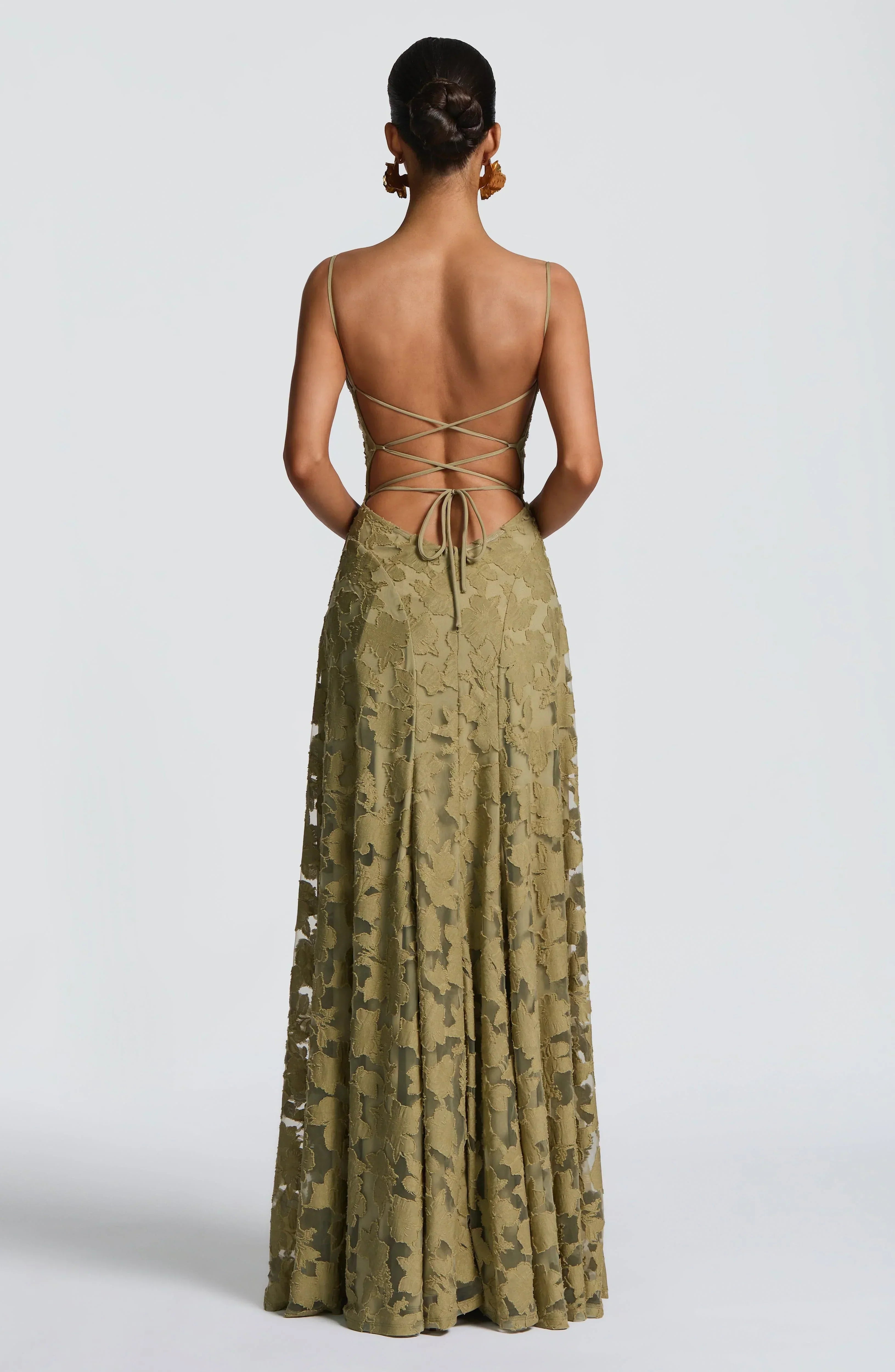 Damen Louise Maxikleid ohne Ärmel