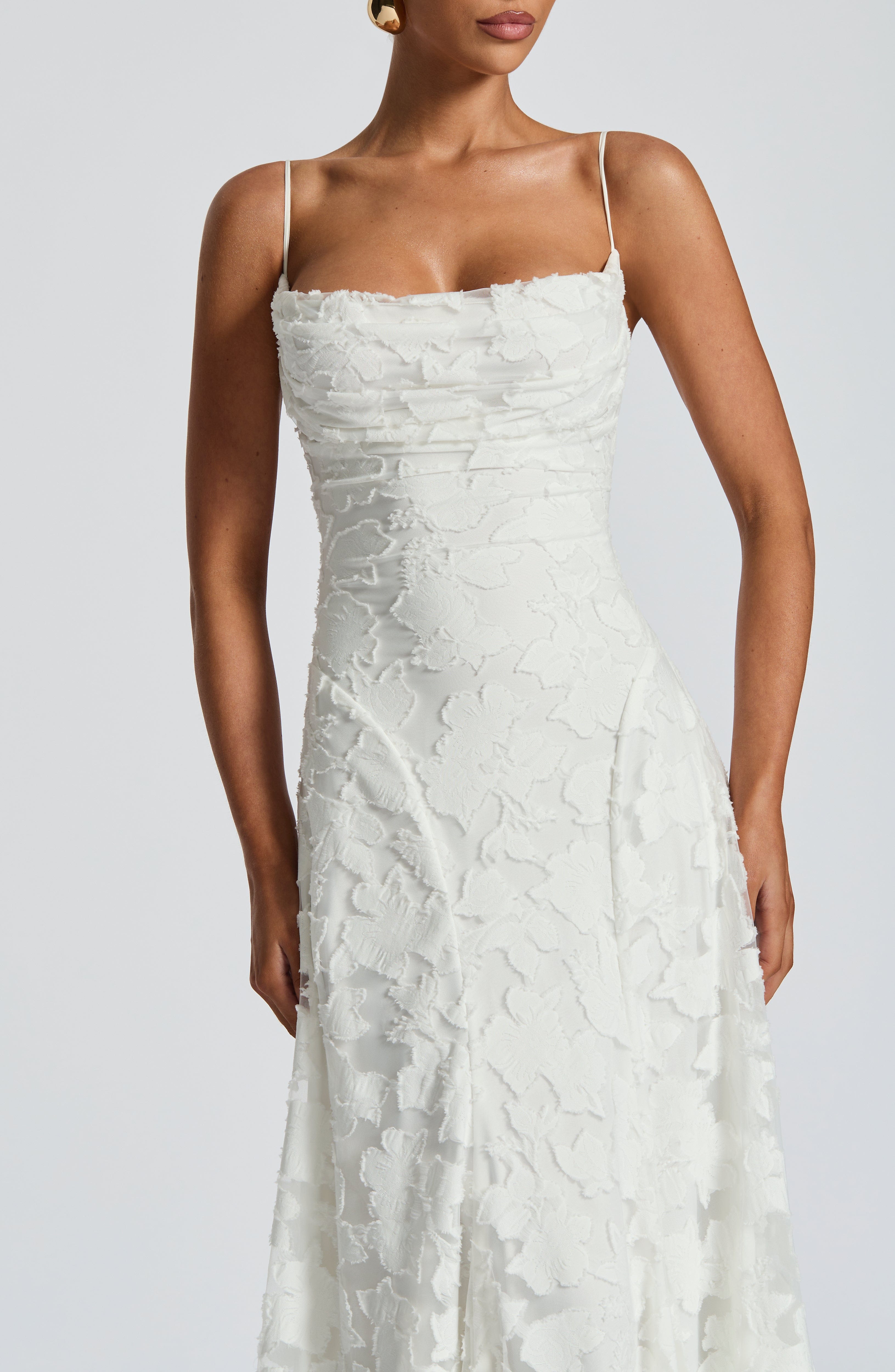 Damen Louise Maxikleid ohne Ärmel