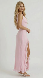 Elanora Ärmelloses Maxikleid mit Faltenrock