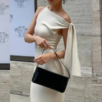 One-Shoulder Abendkleid mit Schleifendetail für Damen - Elegante Passform