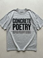 Oversized-T-Shirt Concrete Poetry - Vorderansicht