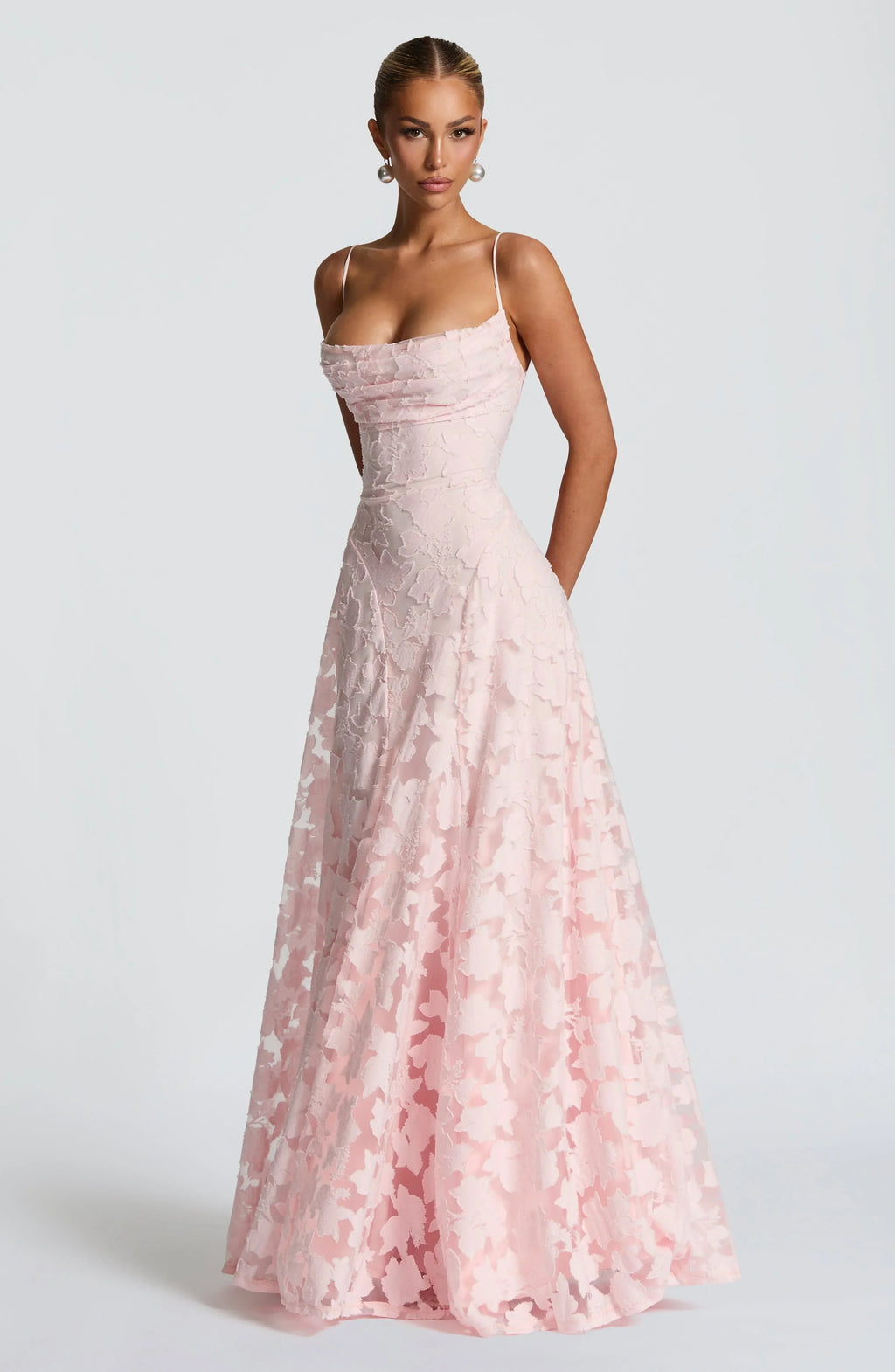 Damen Louise Maxikleid ohne Ärmel