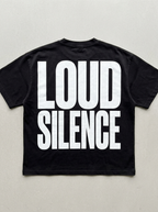 Oversized-T-Shirt Loud Silence - Rückansicht