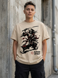 Oversized-T-Shirt Ronin Spirit - Getragen