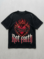 Oversized-T-Shirt Rot Faith - Vorderansicht