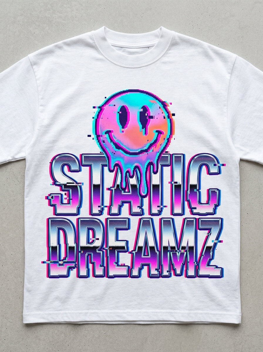 Oversized-T-Shirt Static Dreamz - Vorderansicht